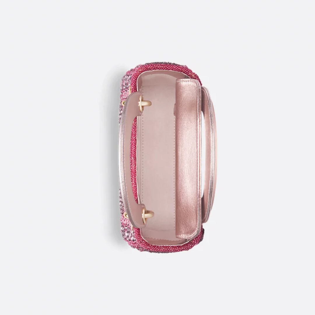 LADY DIOR MINI MIT PERLEN