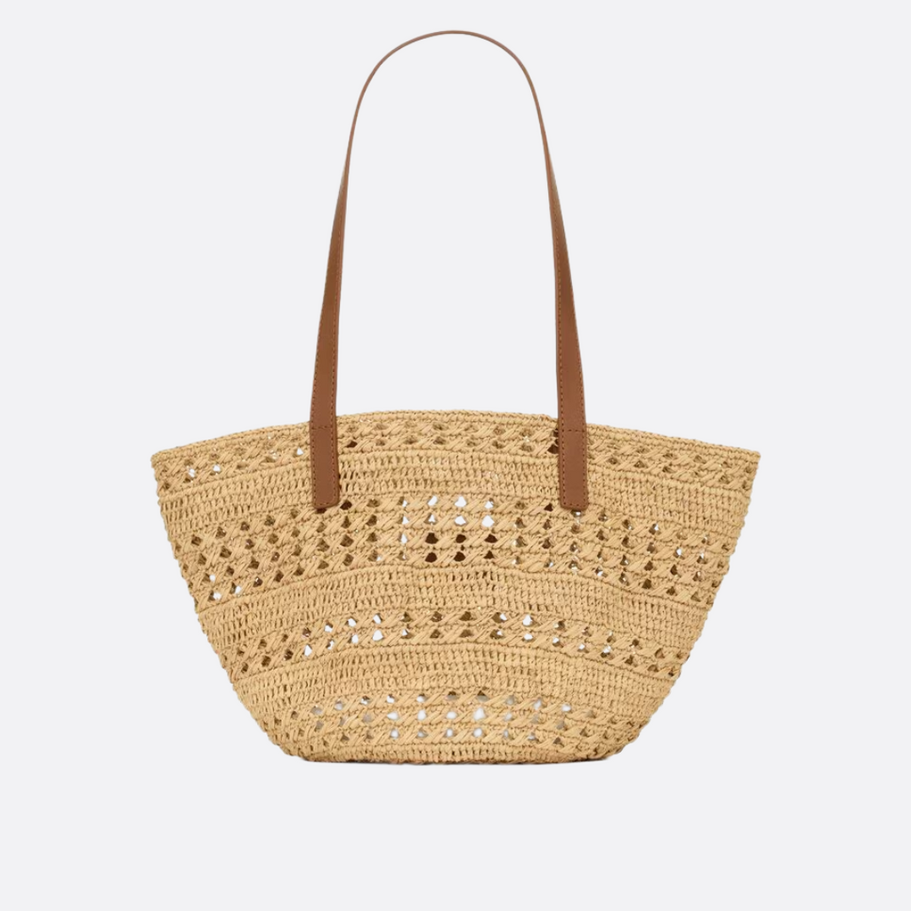 YVES SAINT LAURENT HANDTASCHE AUS RAFFIA