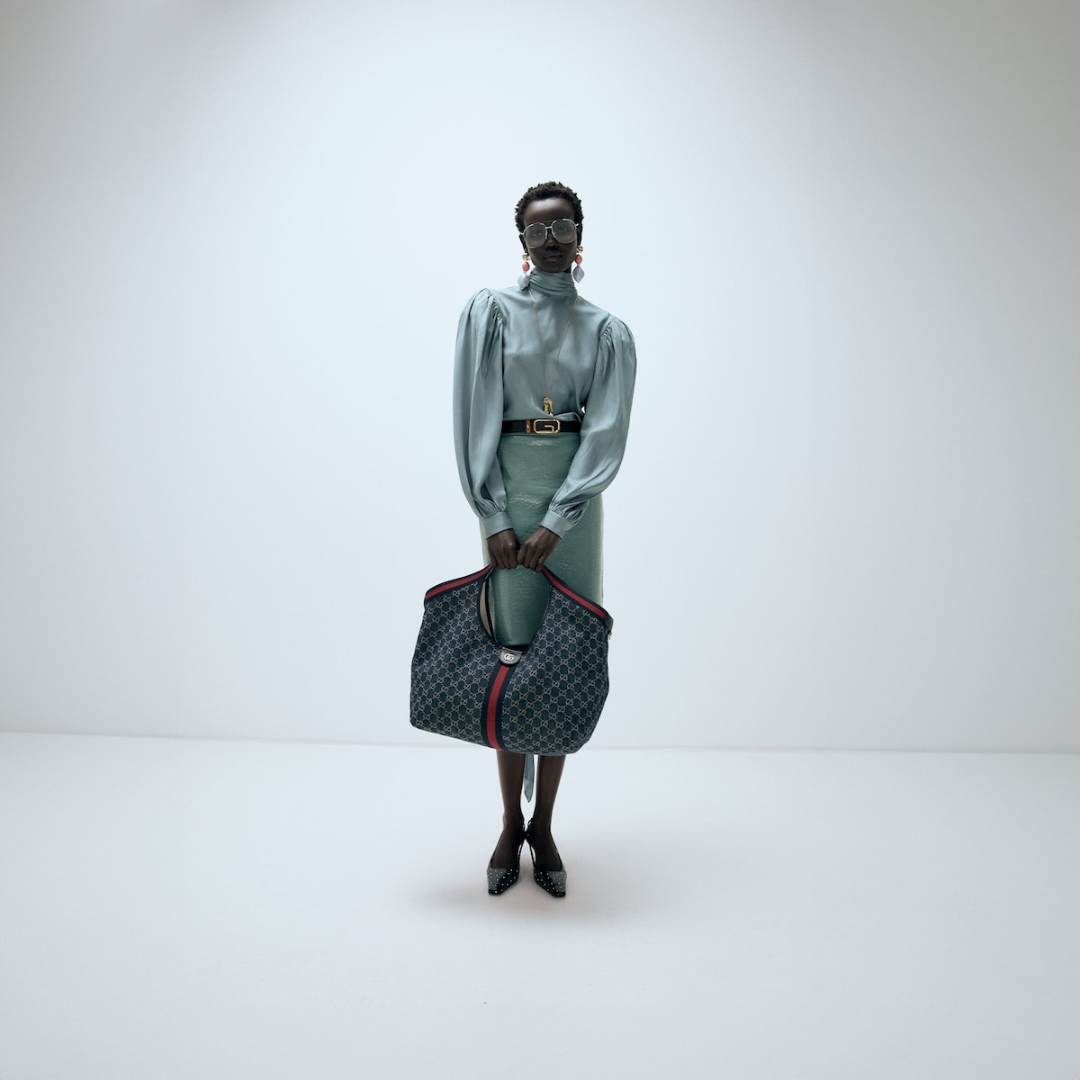 GROSSE GUCCI GIGLIO SHOPPER-TASCHE
