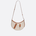 KLEINE SATTELTASCHE AUS STOFF UND LEDER VON HERMÈS