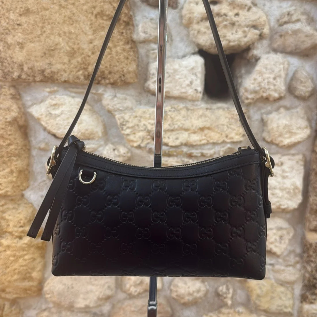 GUCCI – MITTLERE SCHULTERTASCHE MIT GG-EMBLEM