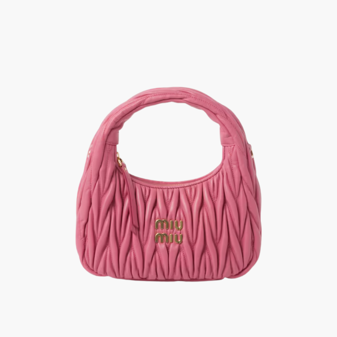 MIU MIU WANDER SCHULTERTASCHE AUS MATELASSÉ NAPPA LEDER