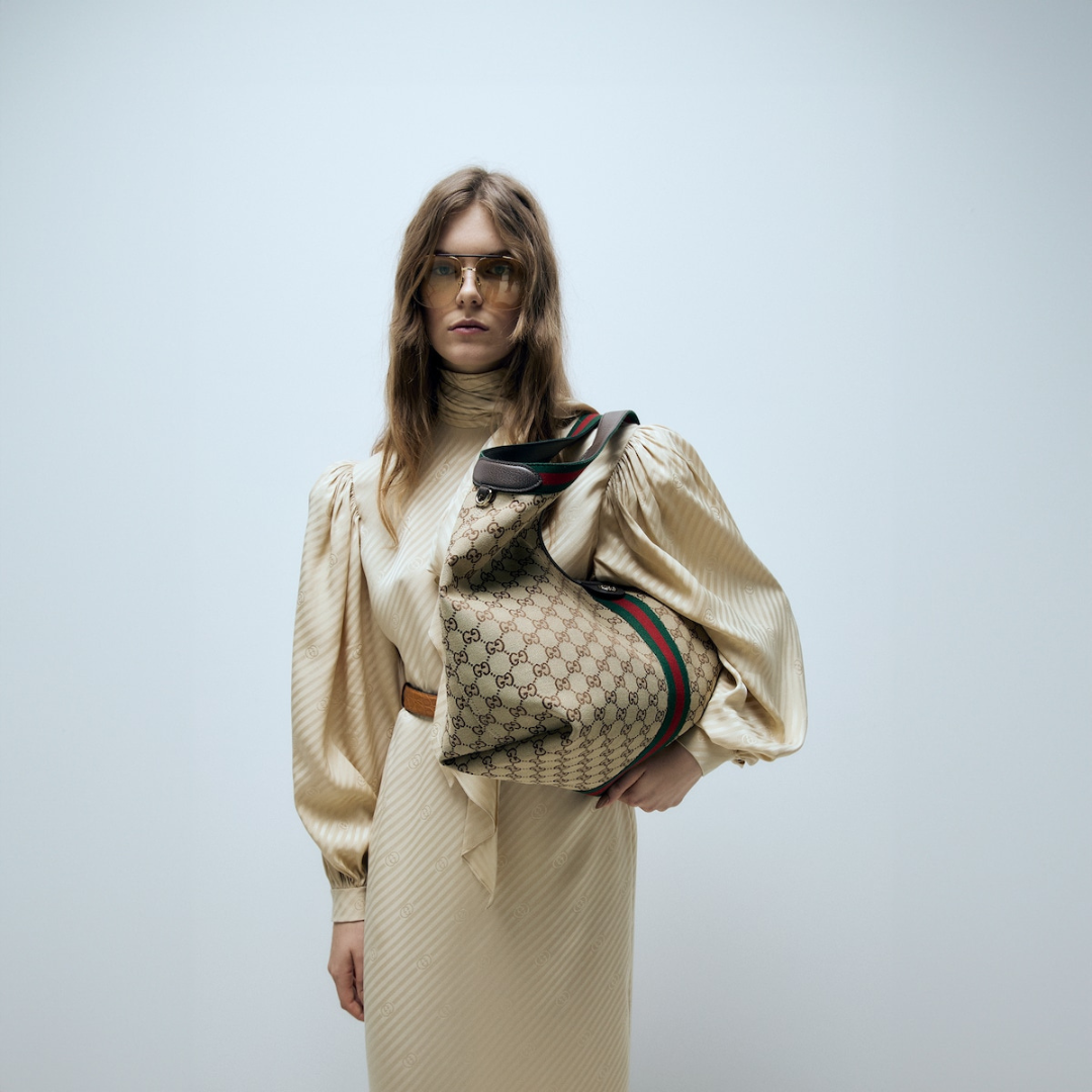 GROSSE GUCCI GIGLIO SHOPPER-TASCHE