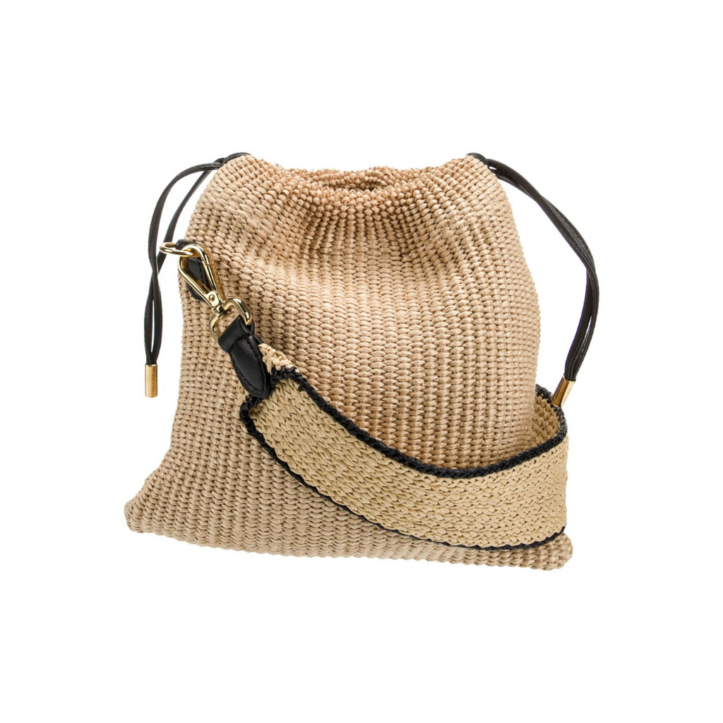 FENDI KLEINE HANDTASCHE AUS RAFFIA