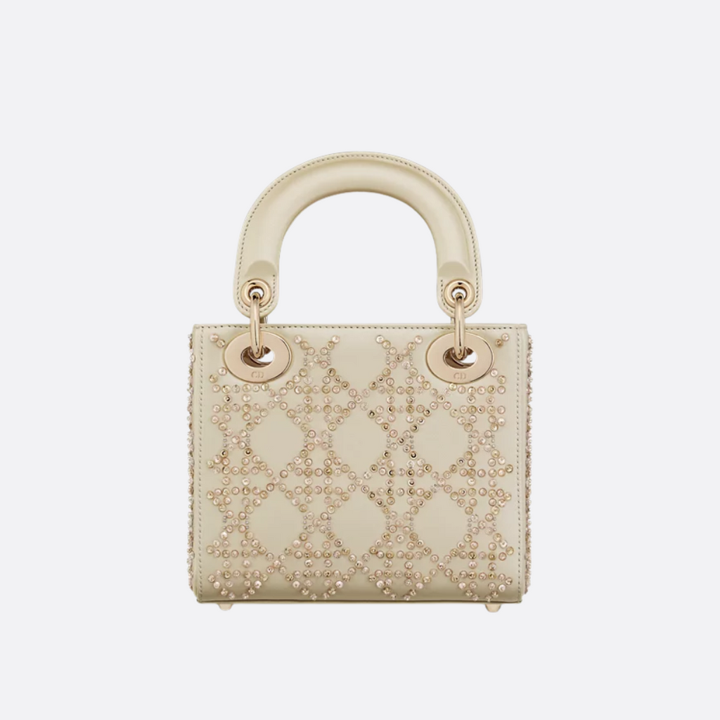 MINI LADY DIOR MIT PERLENBESTICKUNG