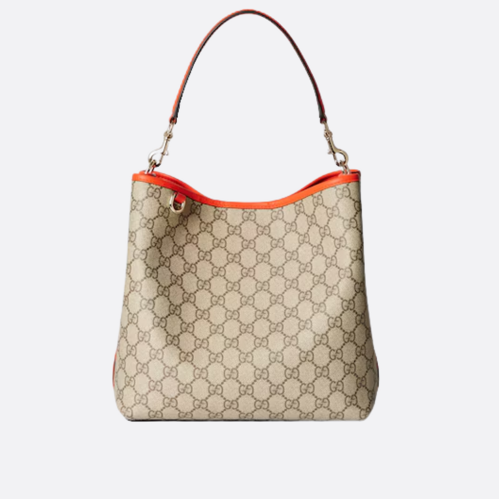 GUCCI – MITTLERE EIMERTASCHE MIT GG-EMBLEM