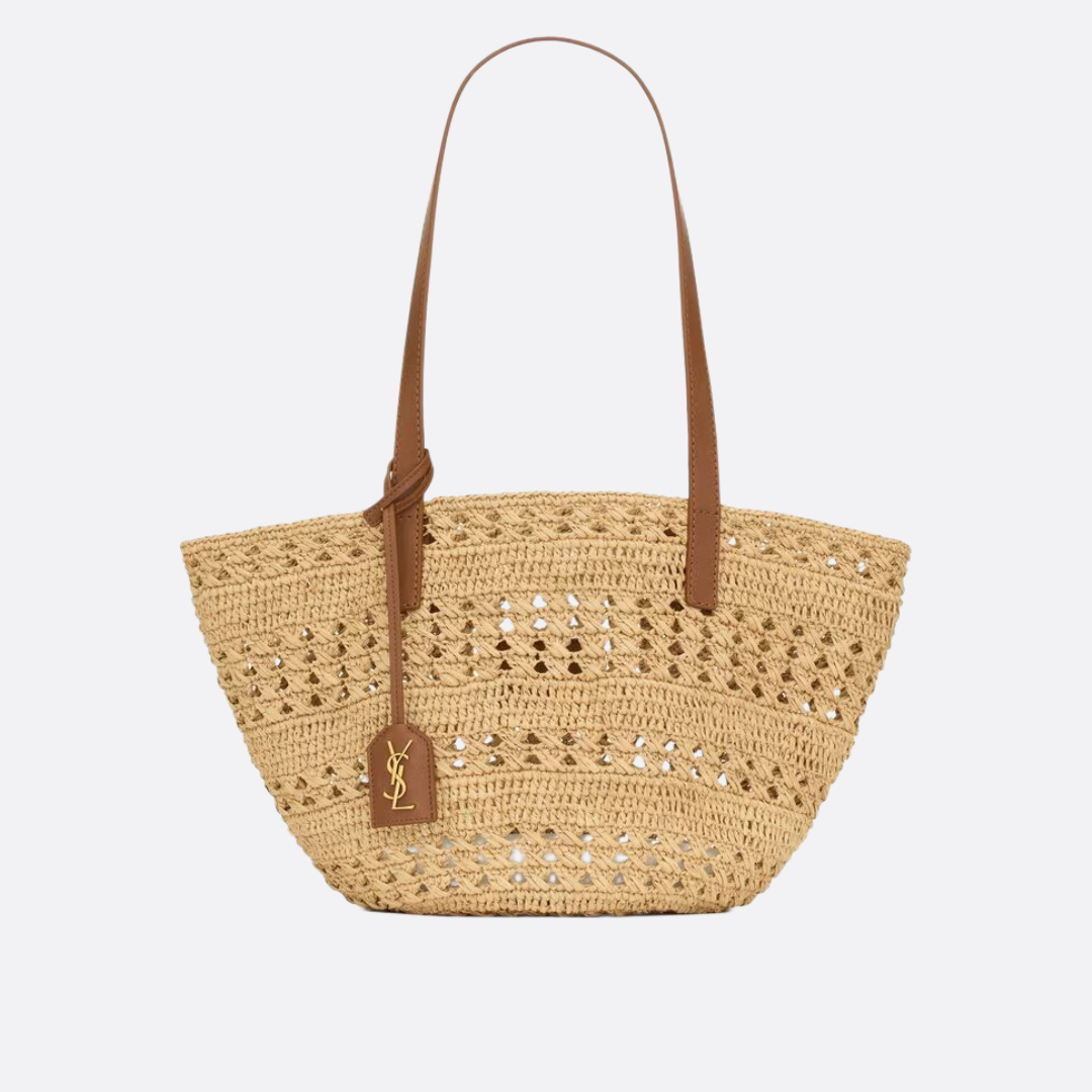 YVES SAINT LAURENT HANDTASCHE AUS RAFFIA