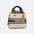 DIOR LADY DIOR HANDTASCHE AUS RATTAN