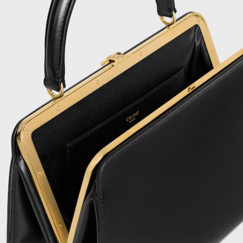 CELINE ANTOINETTE MEDIUM BAG AUS SATINIERTEM KALBSLEDER