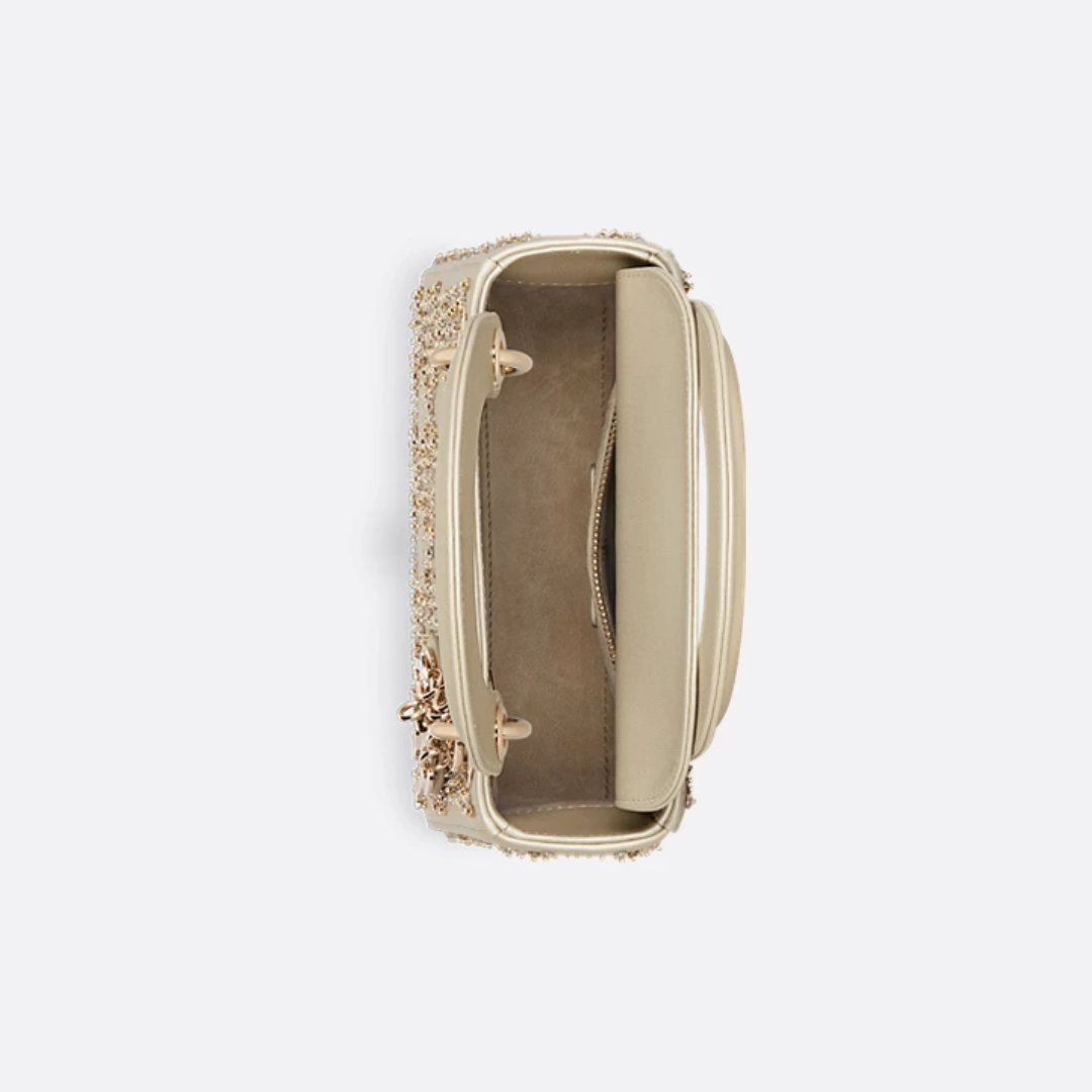 MINI LADY DIOR MIT PERLENBESTICKUNG