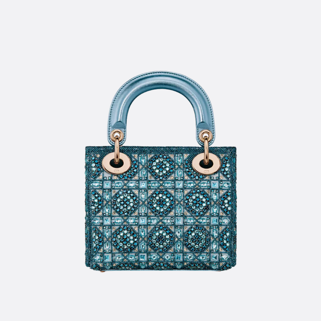 LADY DIOR MINI MIT PERLEN