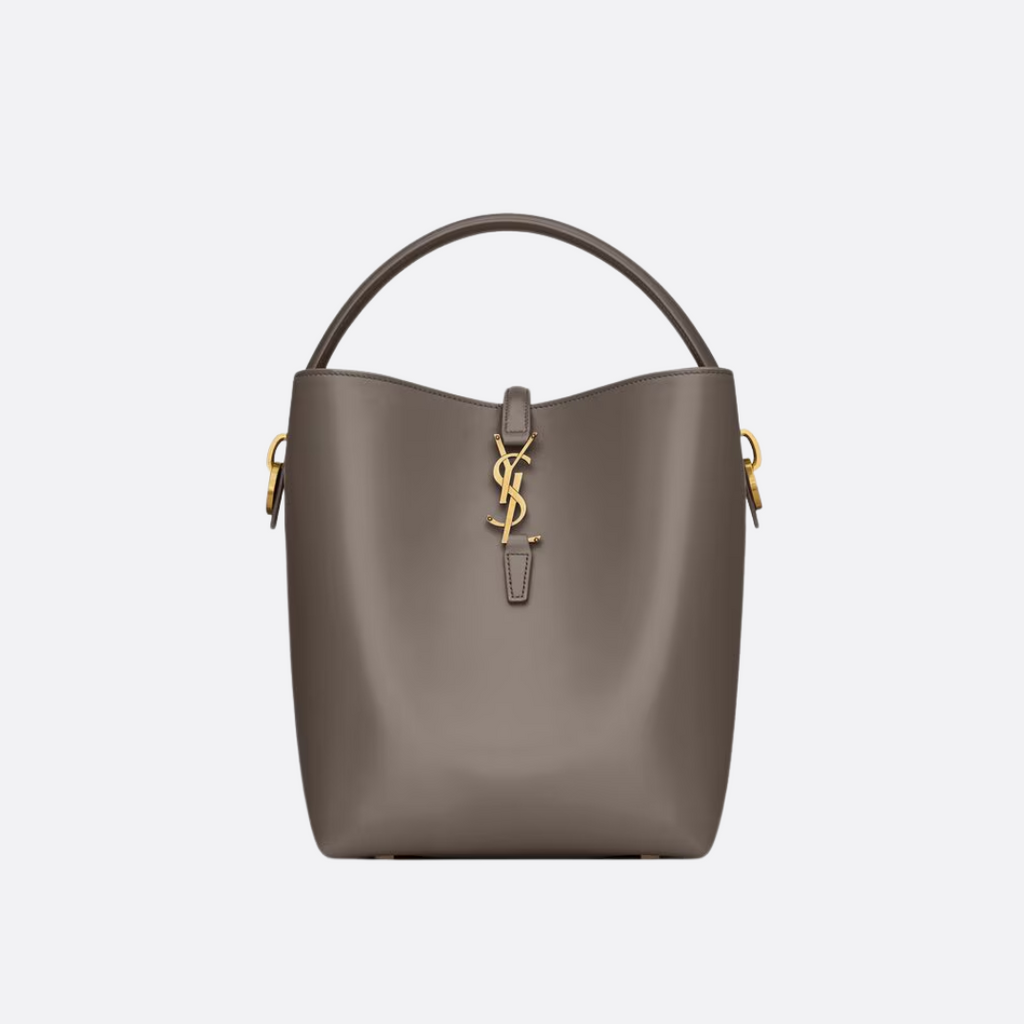 SAINT LAURENT LE 37 BEUTELTASCHE AUS GLÄNZENDEM LEDER