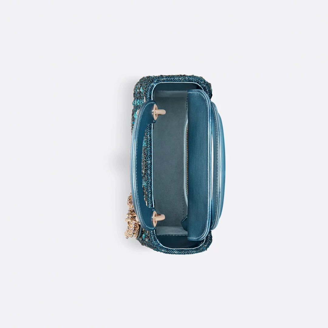 LADY DIOR MINI MIT PERLEN