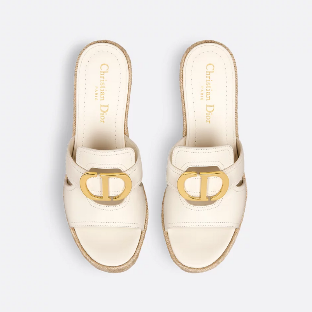 DIOR BOBBY MEDIUM TASCHE UND 30 MONTAIGNE WEDGE SLIDE SET
