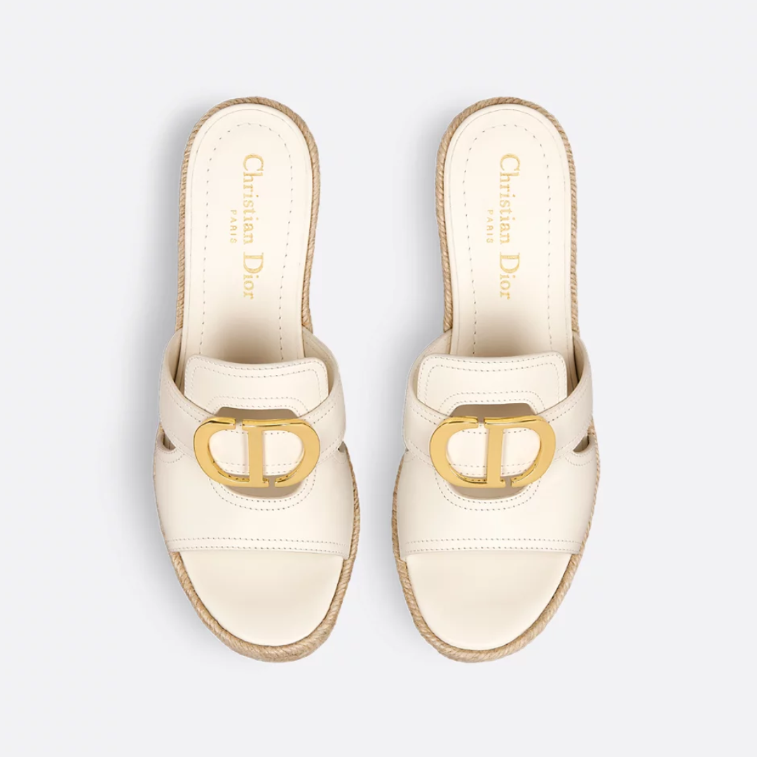 DIOR BOBBY MEDIUM TASCHE UND 30 MONTAIGNE WEDGE SLIDE SET