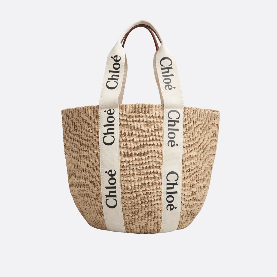 CHLOÉ WOODY GROẞE KORBTASCHE