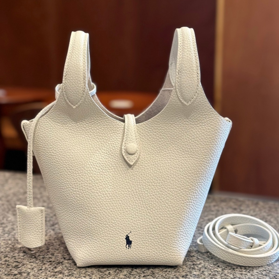 POLO PLAY SMALL LEDER TOTE & CROSSBODY BAG