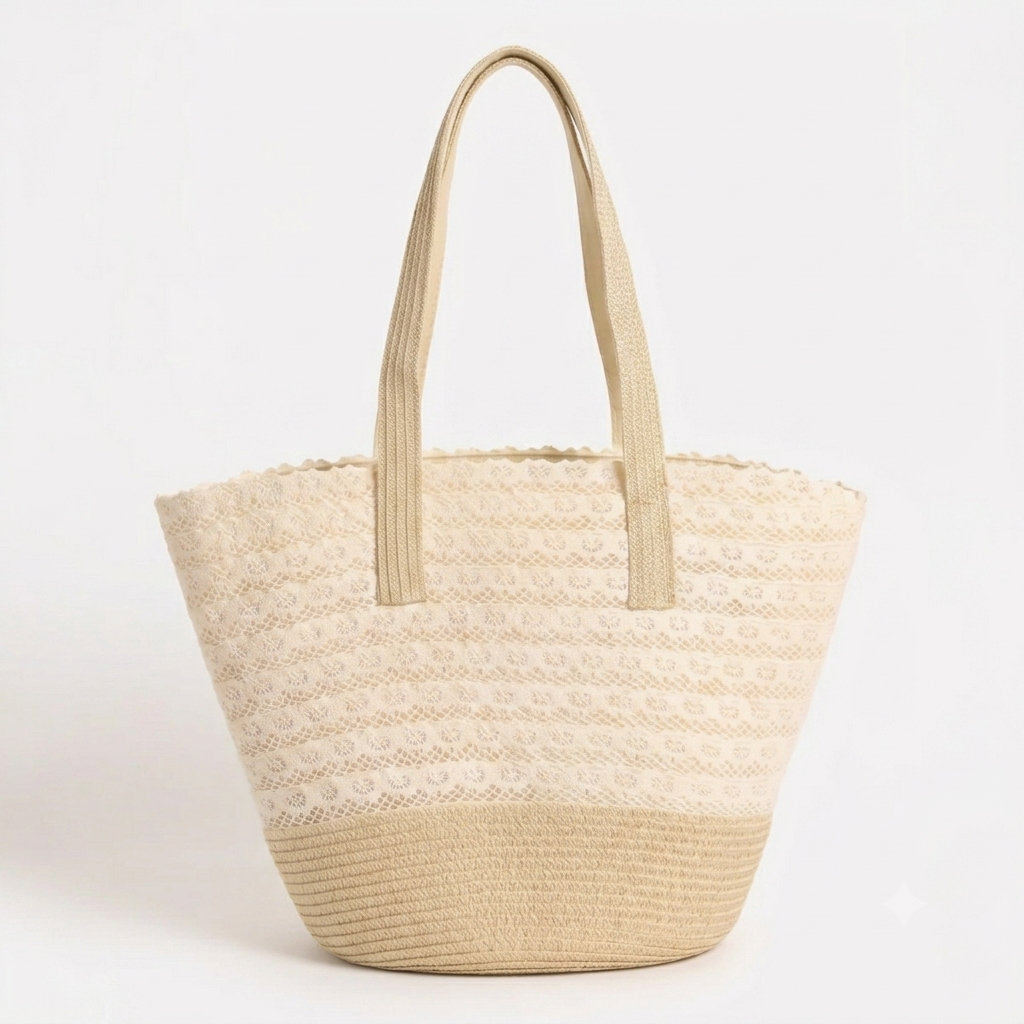 CHANEL CLASSIC BAG IN WOVEN MATERIAL