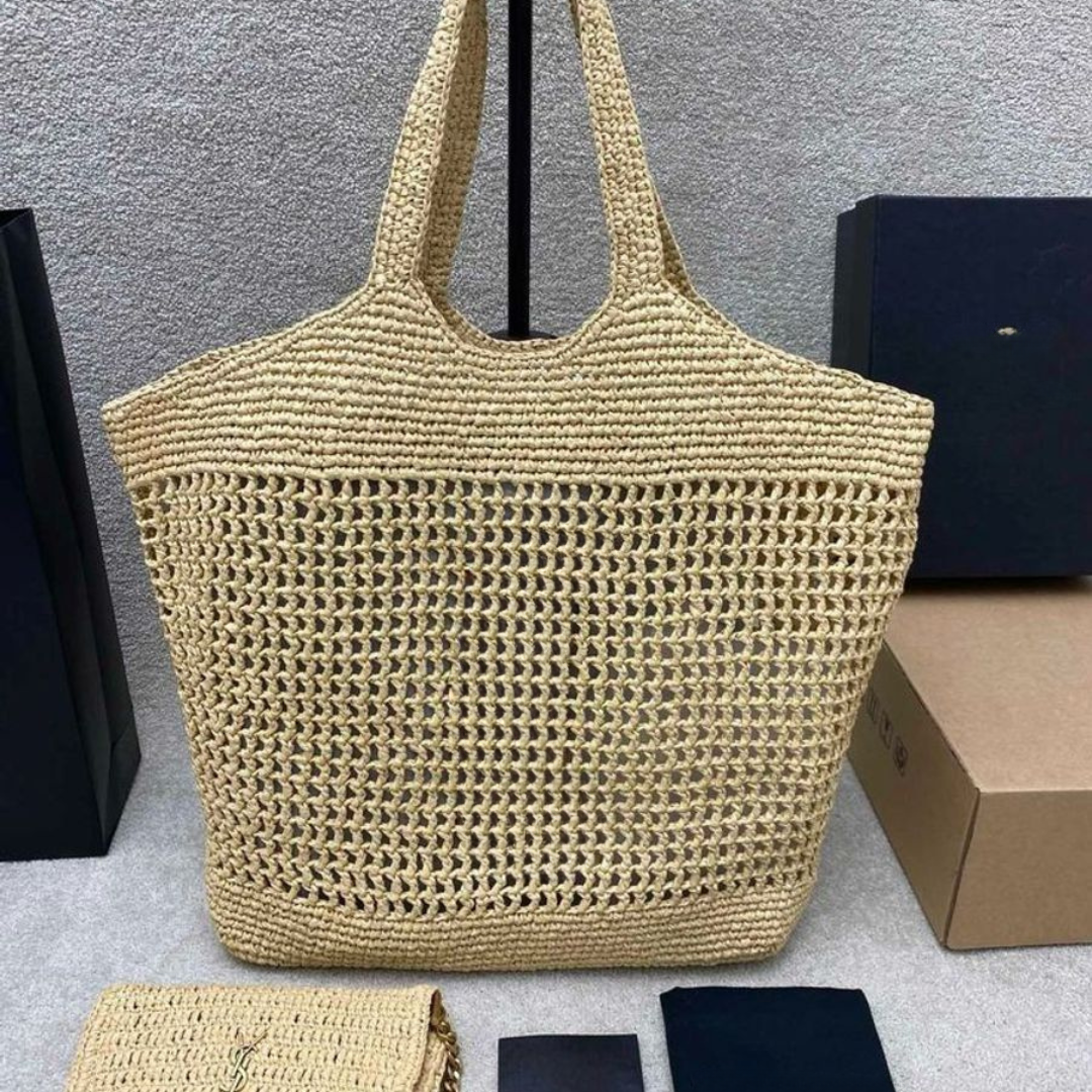 ICARE BAG IN RAFFIA
