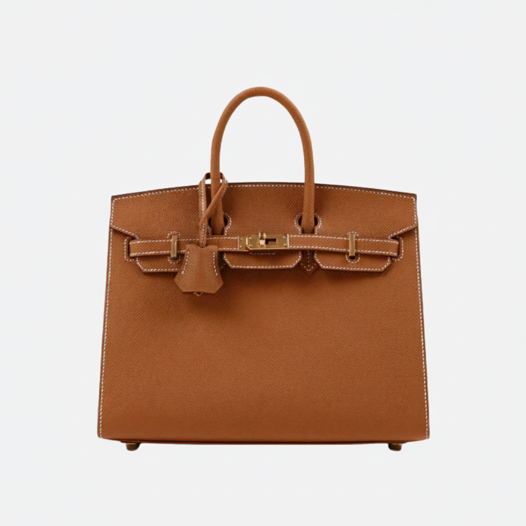 HERMÈS BIRKIN 25 HSS BAG IN CRAIE / GRIS TOURTERELLE TOGO LEATHER