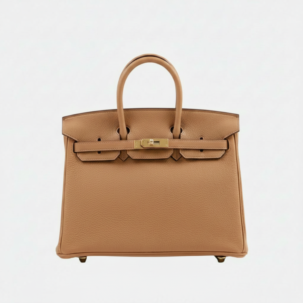 HERMÈS BIRKIN 25 HSS BAG IN CRAIE / GRIS TOURTERELLE TOGO LEATHER