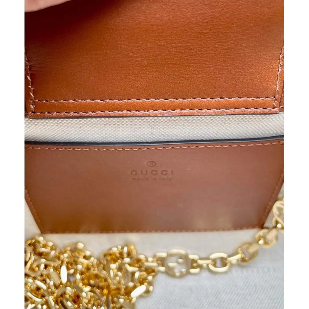 GUCCI DIANA SMALL TASCHE MIT KRISTALLEN