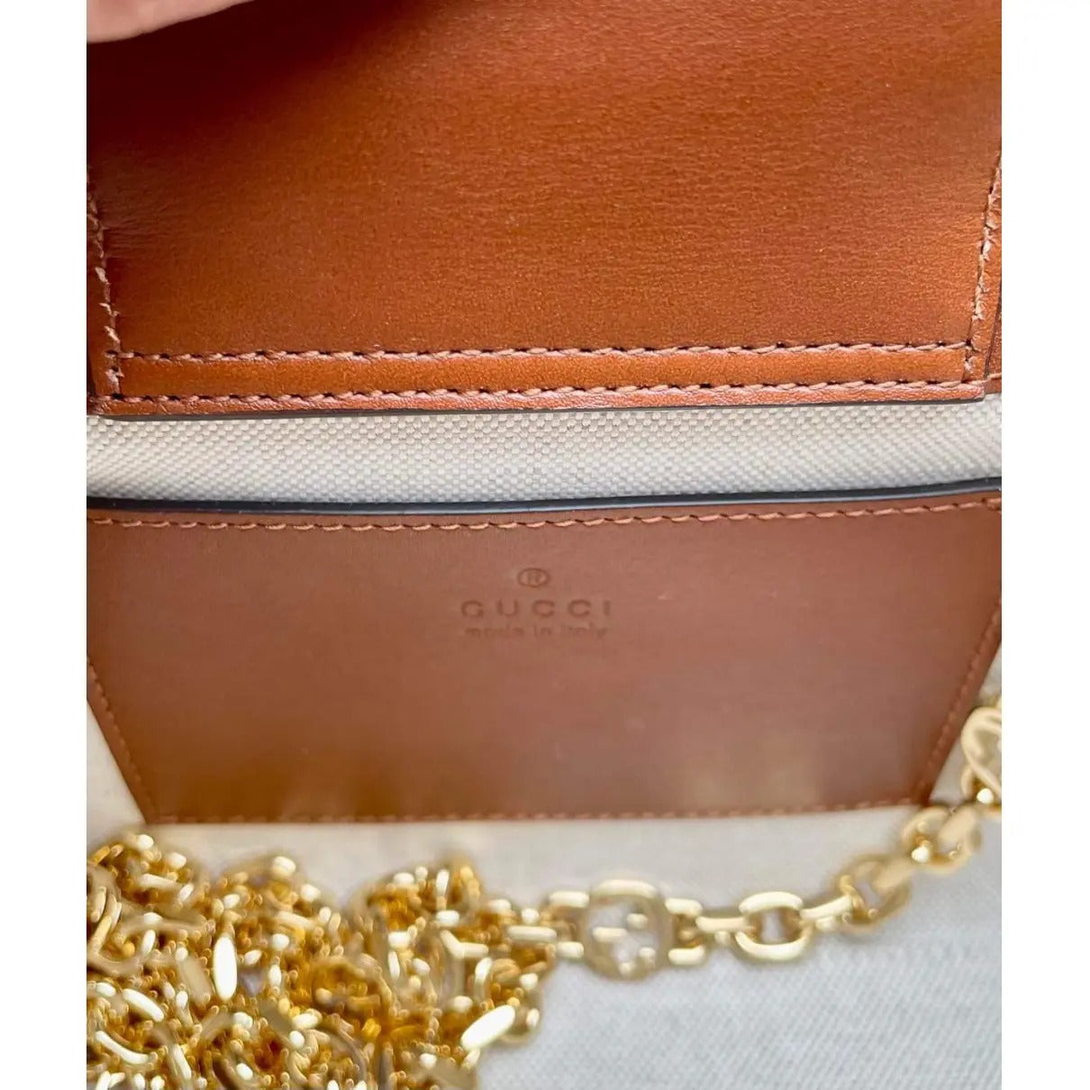 GUCCI DIANA SMALL TASCHE MIT KRISTALLEN
