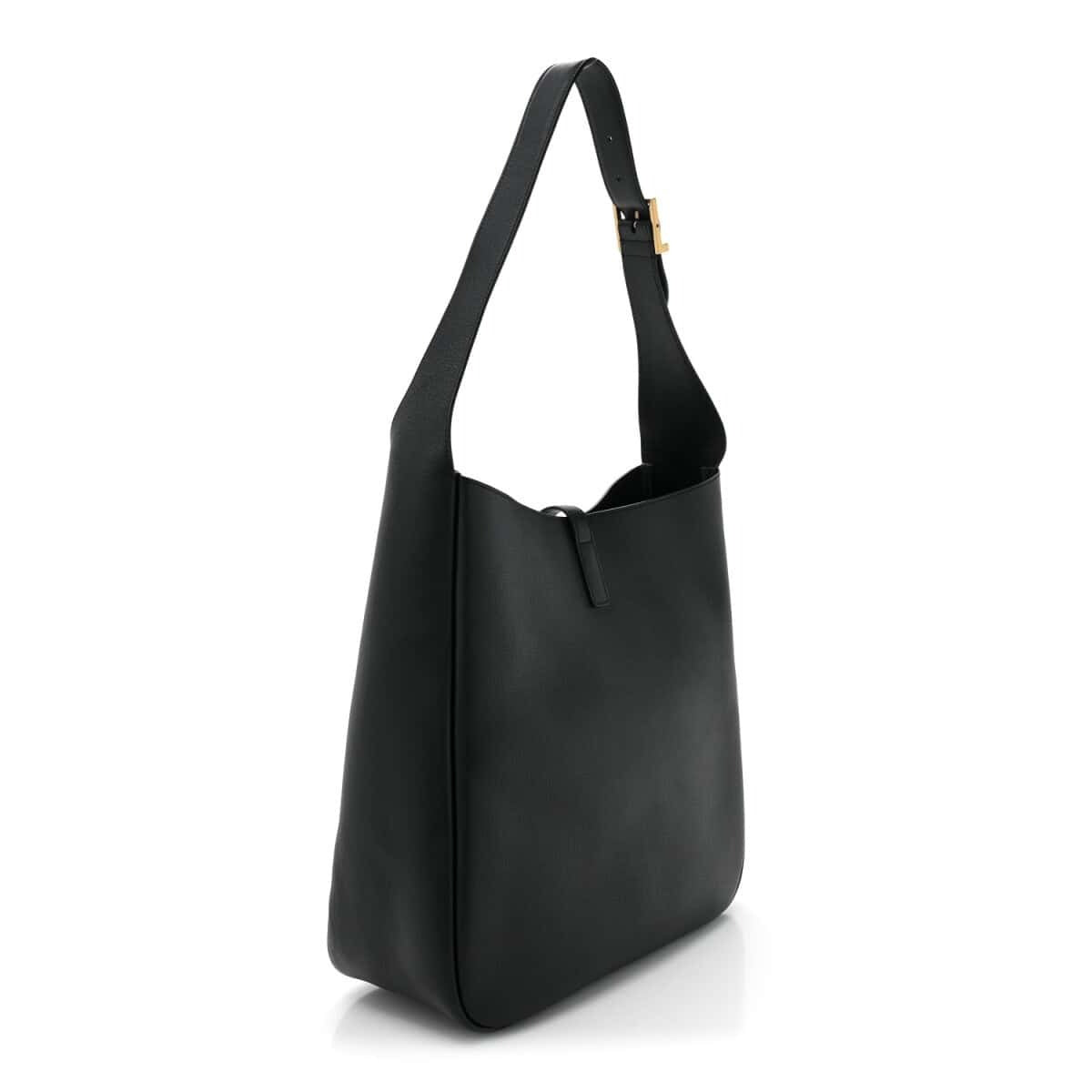 YVES SAINT LAURENT KLEINE HANDTASCHE AUS GENARBTEM LEDER