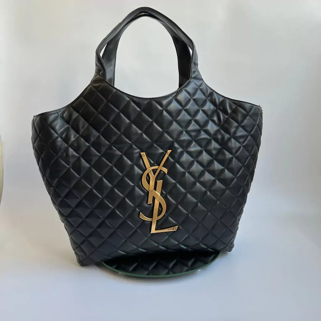 SAINT LAURENT ICARE HANDTASCHE AUS GESTEPPTEM LAMMLEDER